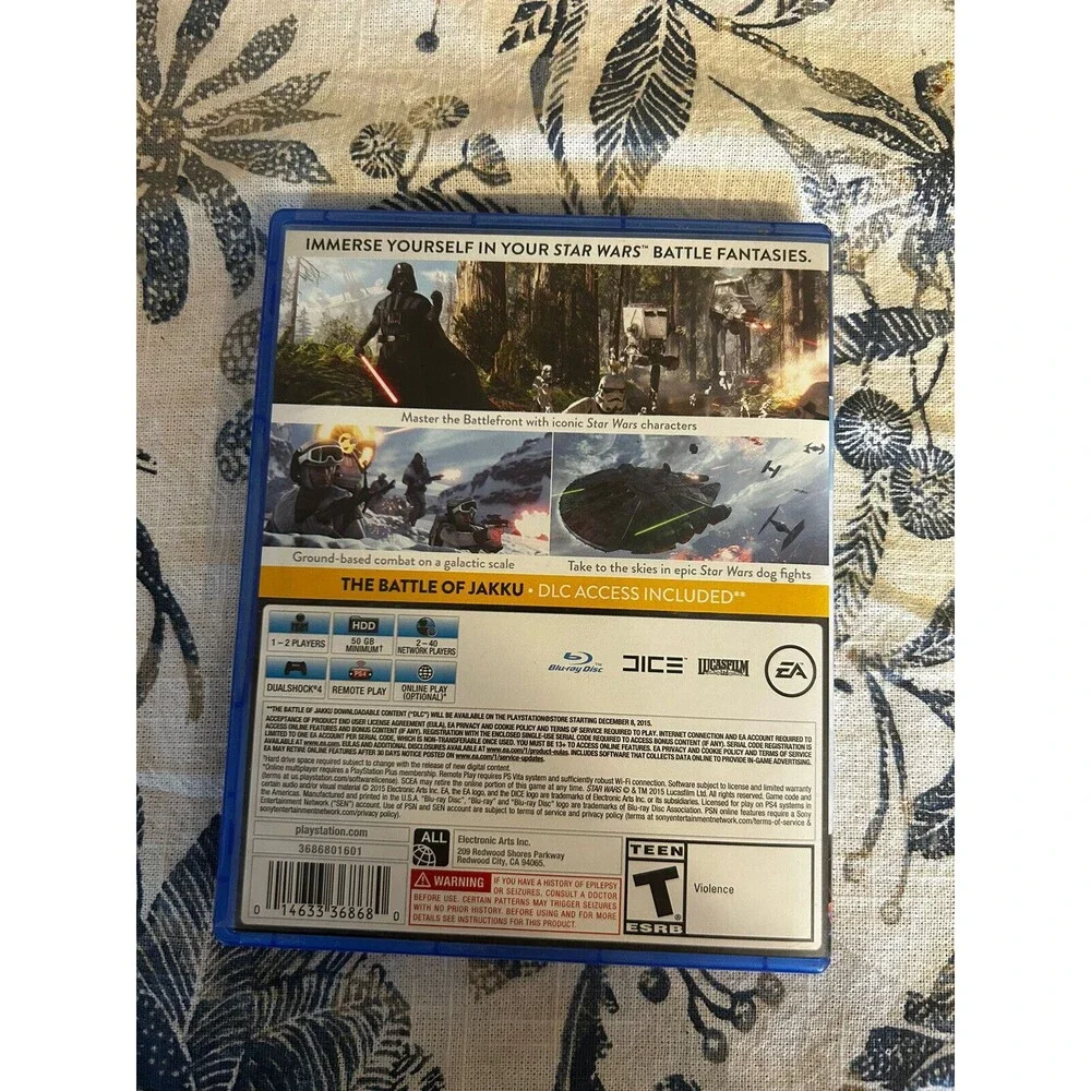 Star Wars: Battlefront (PlayStation 4, 2015)